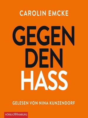 cover image of Gegen den Hass